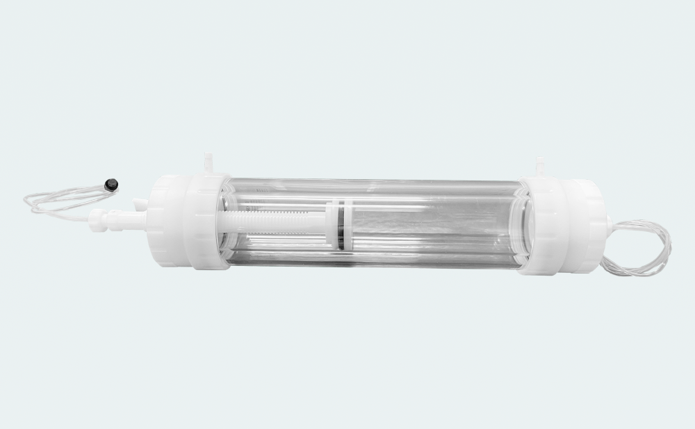 User-friendly, easy operation
Flared interface connector and highly elastic O-ring effectively prevent leakage
Evenly distributed outflow, promoting column efficiency after packingEquipped with a thermostatic jacket for easy temperature control during the chromatography process