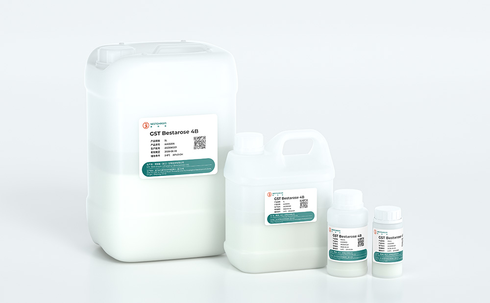 The chromatographic resin has mild operating conditions and is conducive to the maintenance of protein activity.