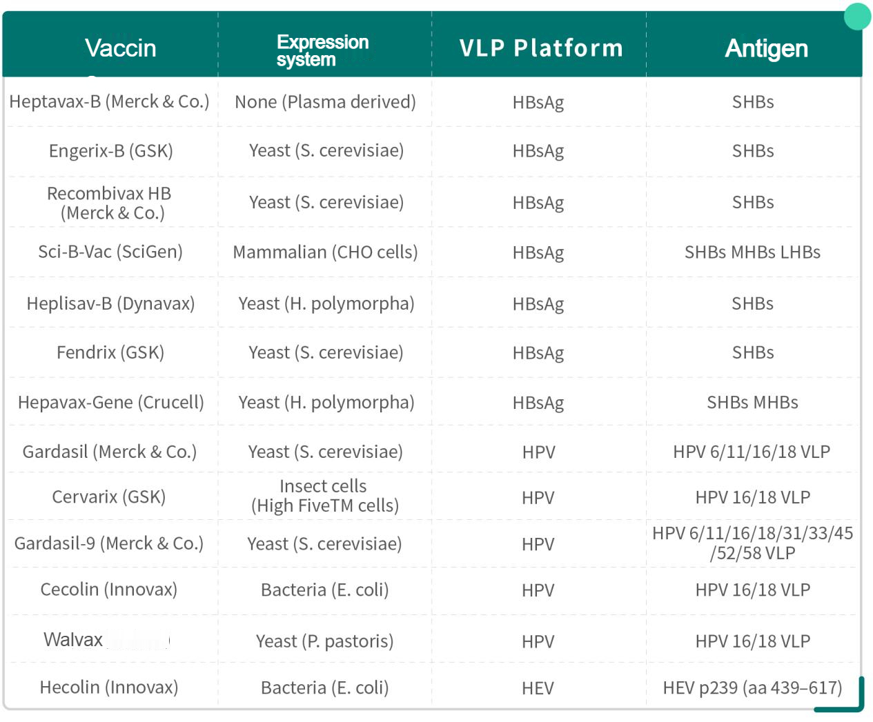 A brief introduction of purification process of VLPs vaccine